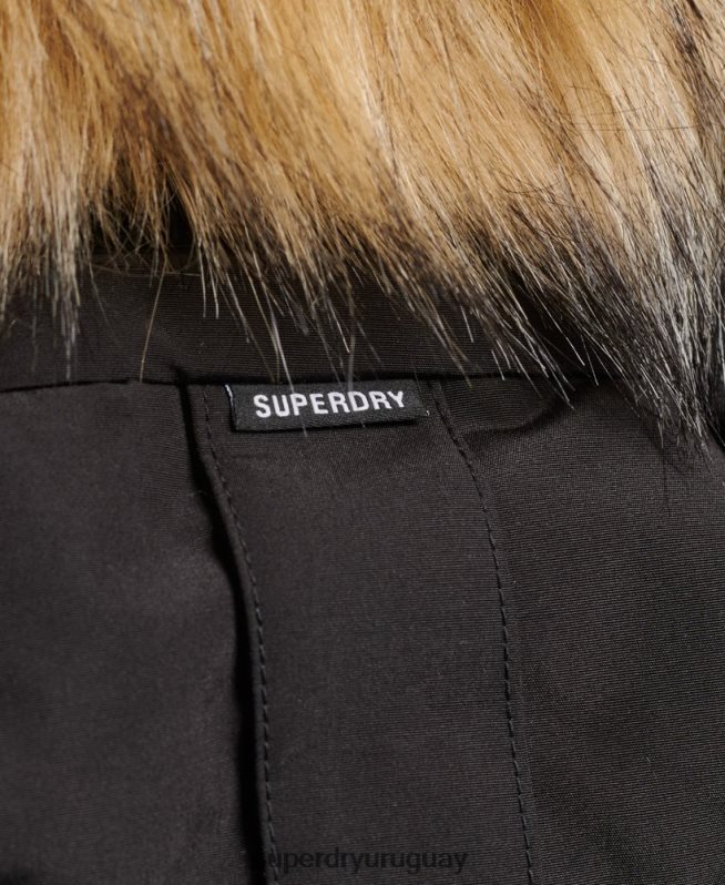 uy Superdry mujer chamarra xpd everest negro DT2N8Z3740 ropa