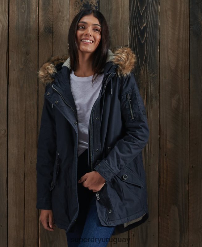 uy Superdry mujer parka de campo Armada DT2N8Z5624 ropa