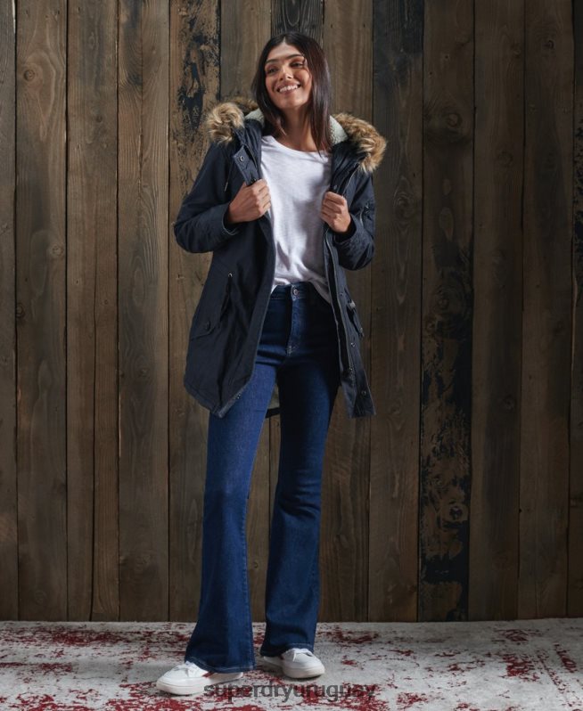 uy Superdry mujer parka de campo Armada DT2N8Z5624 ropa