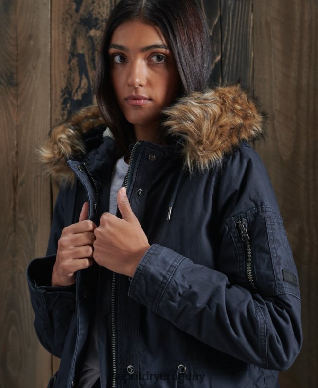 uy Superdry mujer parka de campo Armada DT2N8Z5624 ropa