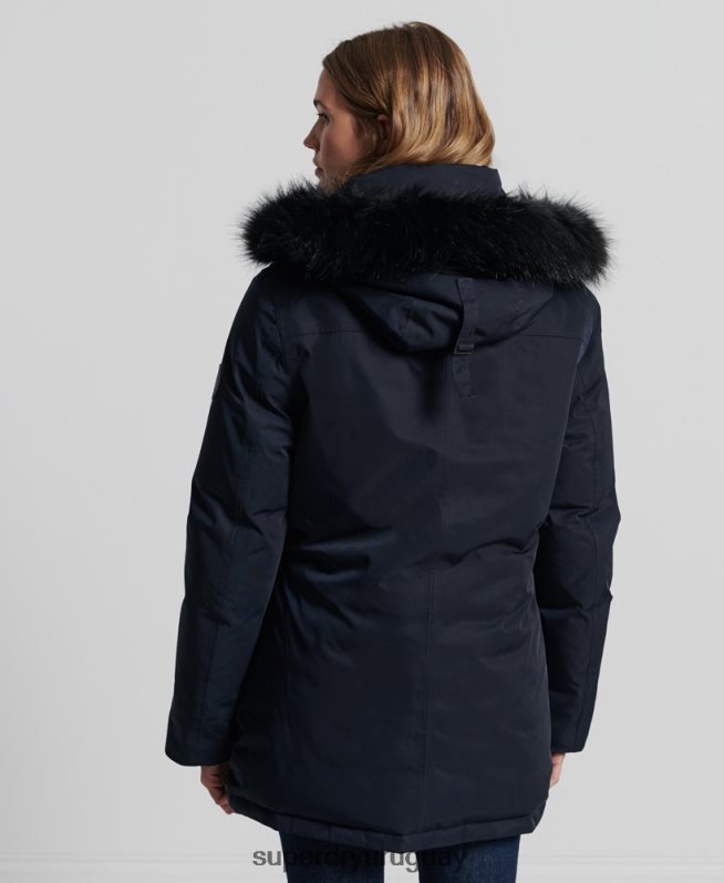 uy Superdry mujer parka de plumón everest Armada DT2N8Z5458 ropa