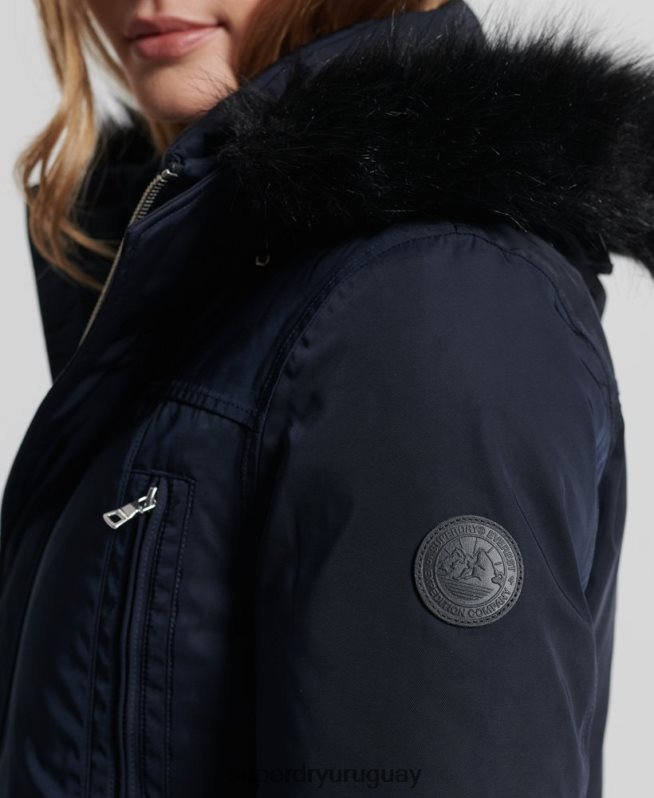 uy Superdry mujer parka de plumón everest Armada DT2N8Z5458 ropa
