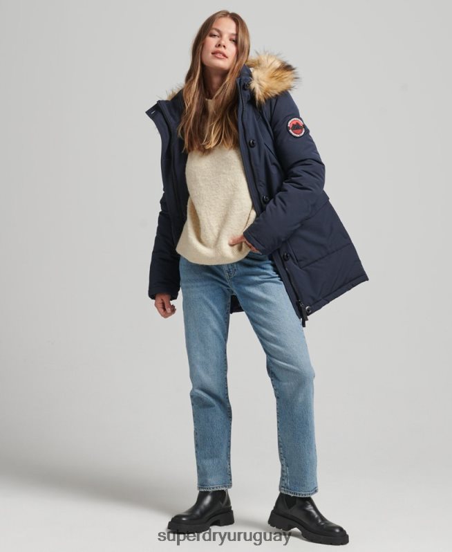 uy Superdry mujer parka everest Armada DT2N8Z5462 ropa
