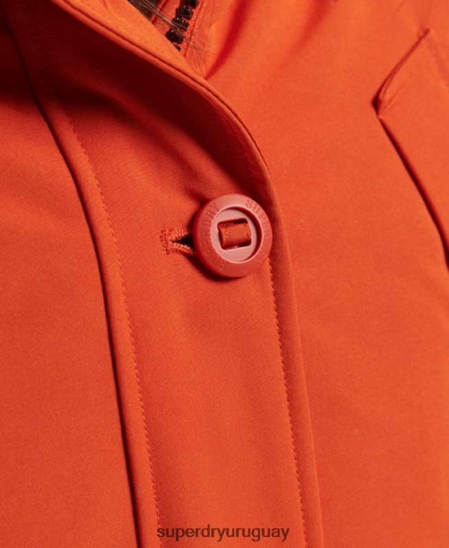 uy Superdry mujer parka everest naranja DT2N8Z3684 ropa