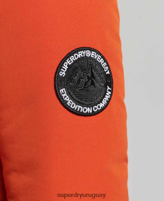 uy Superdry mujer parka everest naranja DT2N8Z3684 ropa