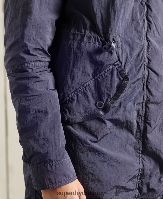 uy Superdry mujer parka militar azul oscuro DT2N8Z5707 ropa