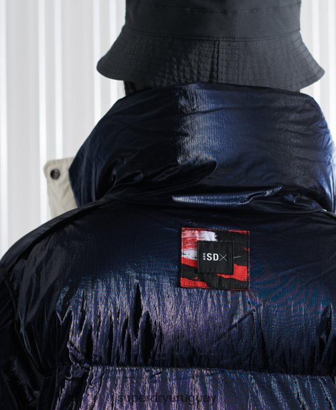 uy Superdry mujer plumífero reversible sdx de edición limitada crema DT2N8Z5627 ropa