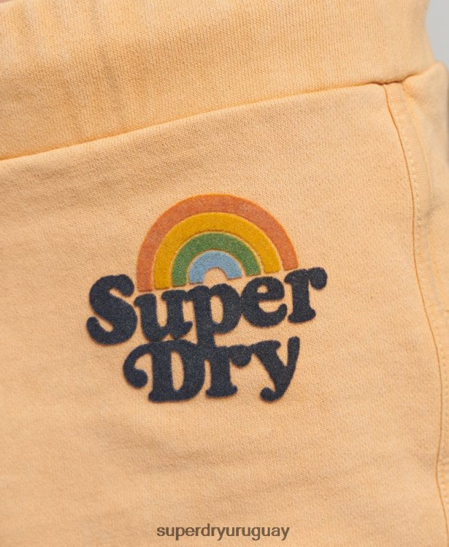 uy Superdry mujer pantalones cortos de arcoiris marrón DT2N8Z2167 ropa