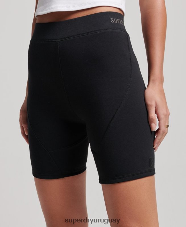 uy Superdry mujer pantalones cortos de ciclismo de tecnología negro DT2N8Z3132 ropa
