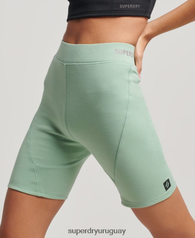 uy Superdry mujer pantalones cortos de ciclismo de tecnología verde DT2N8Z3136 ropa