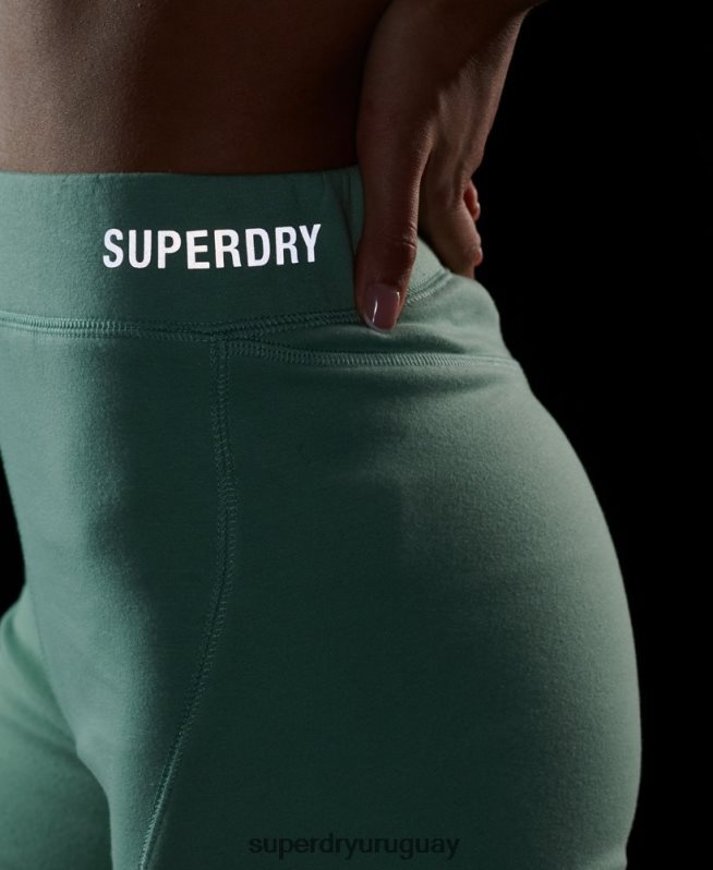 uy Superdry mujer pantalones cortos de ciclismo de tecnología verde DT2N8Z3136 ropa