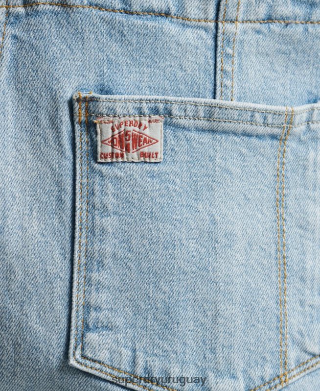uy Superdry mujer peto utilitario azul claro DT2N8Z4102 ropa