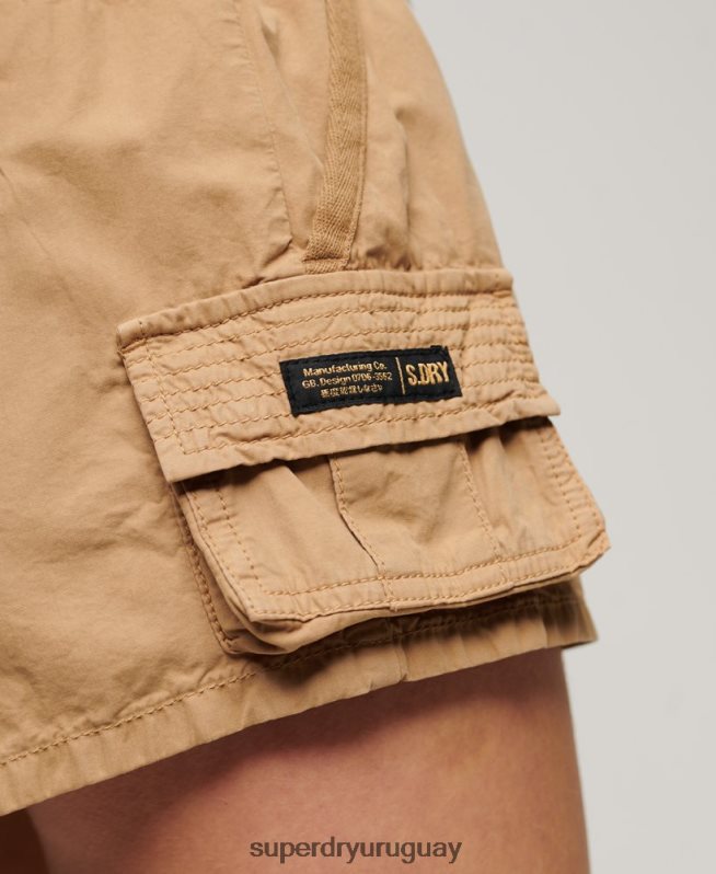 uy Superdry mujer shorts cargo utilitarios broncearse DT2N8Z2124 ropa