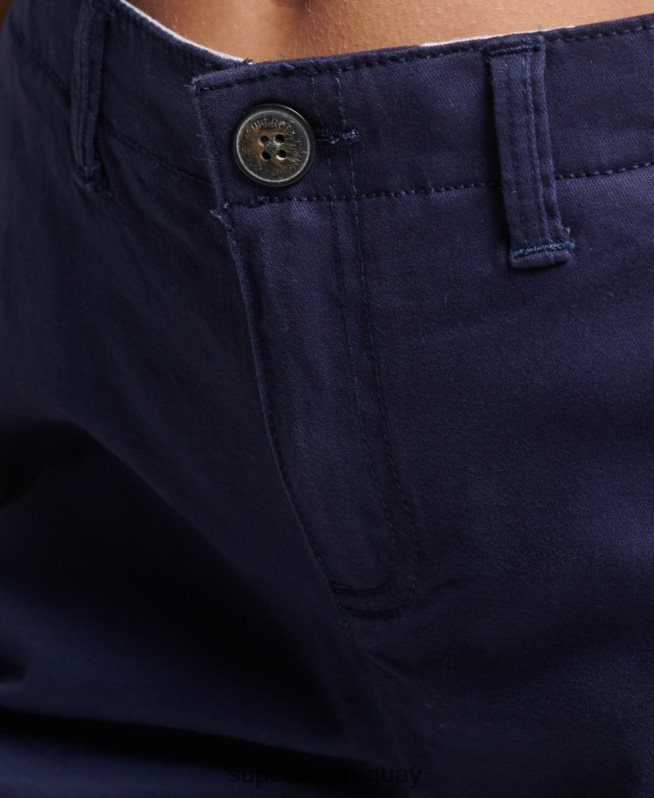uy Superdry mujer shorts chinos urbanos Armada DT2N8Z3163 ropa