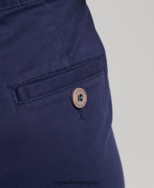 uy Superdry mujer shorts chinos urbanos Armada DT2N8Z3163 ropa