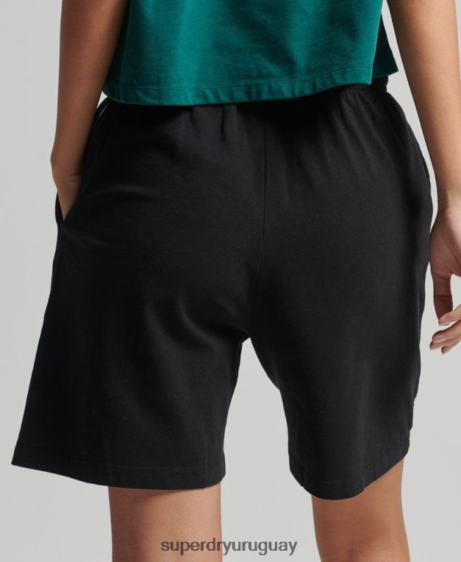 uy Superdry mujer shorts de niño code core sport negro DT2N8Z3162 ropa
