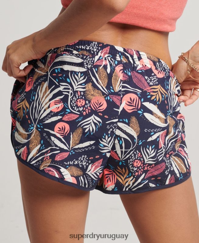 uy Superdry mujer shorts de playa estampados Armada DT2N8Z3093 ropa