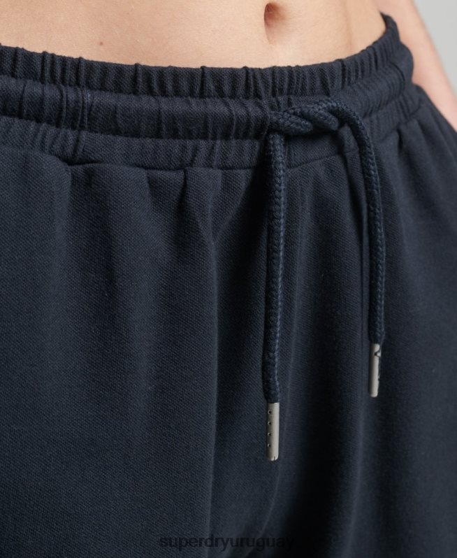 uy Superdry mujer shorts deportivos de algodón orgánico con rayas vintage Armada DT2N8Z6542 ropa