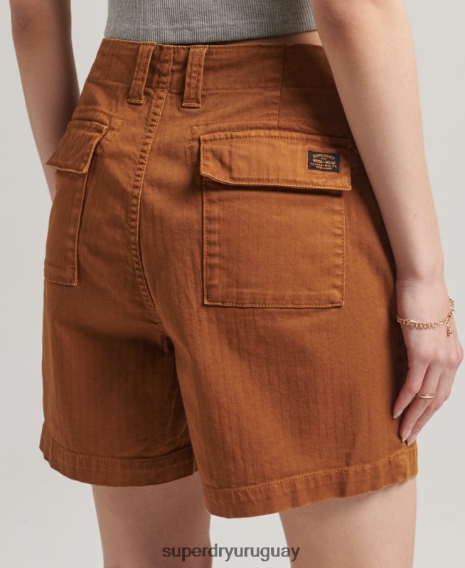 uy Superdry mujer shorts utilitarios vintage broncearse DT2N8Z3159 ropa