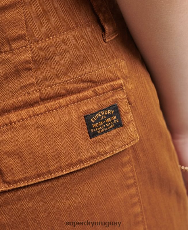 uy Superdry mujer shorts utilitarios vintage broncearse DT2N8Z3159 ropa