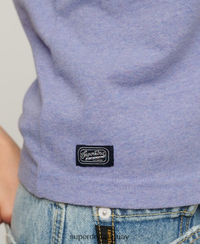 uy Superdry mujer archivo neón camiseta gráfica púrpura DT2N8Z2657 ropa