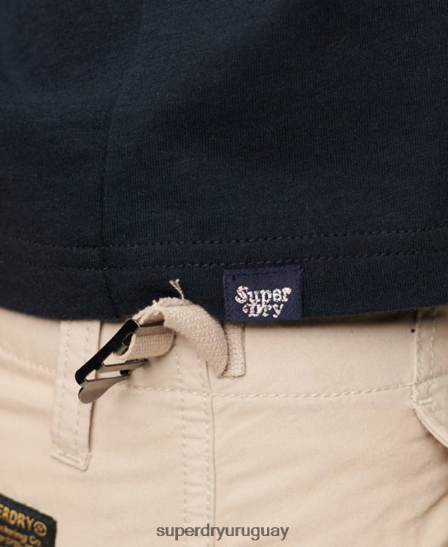 uy Superdry mujer camiseta arcoíris de los 90 Armada DT2N8Z2220 ropa