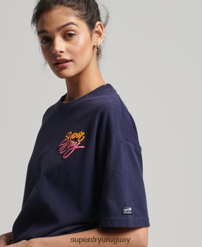 uy Superdry mujer camiseta cali vintage Armada DT2N8Z6267 ropa