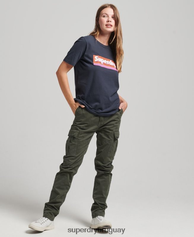 uy Superdry mujer camiseta con ficha comercial Armada DT2N8Z2754 ropa
