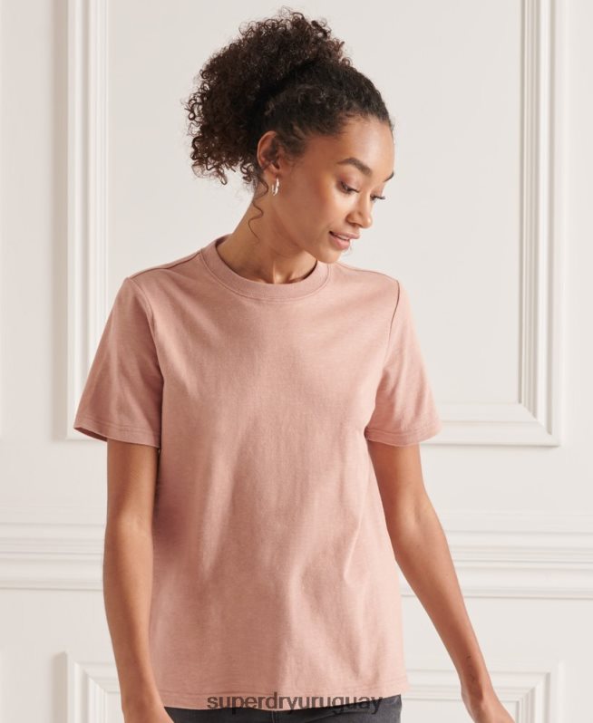 uy Superdry mujer camiseta de algodón orgánico auténtico broncearse DT2N8Z2816 ropa