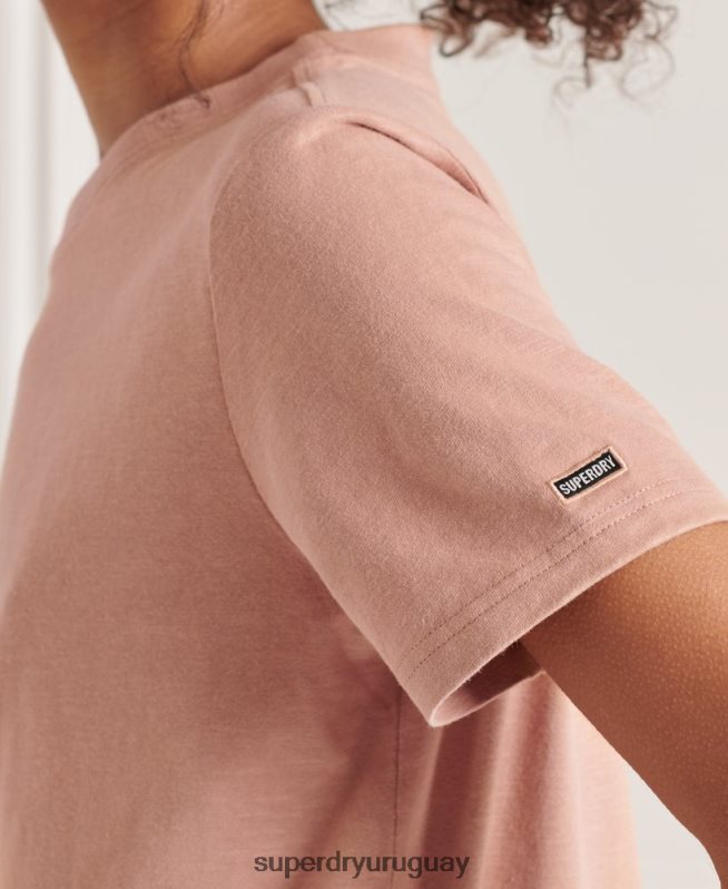 uy Superdry mujer camiseta de algodón orgánico auténtico broncearse DT2N8Z2816 ropa