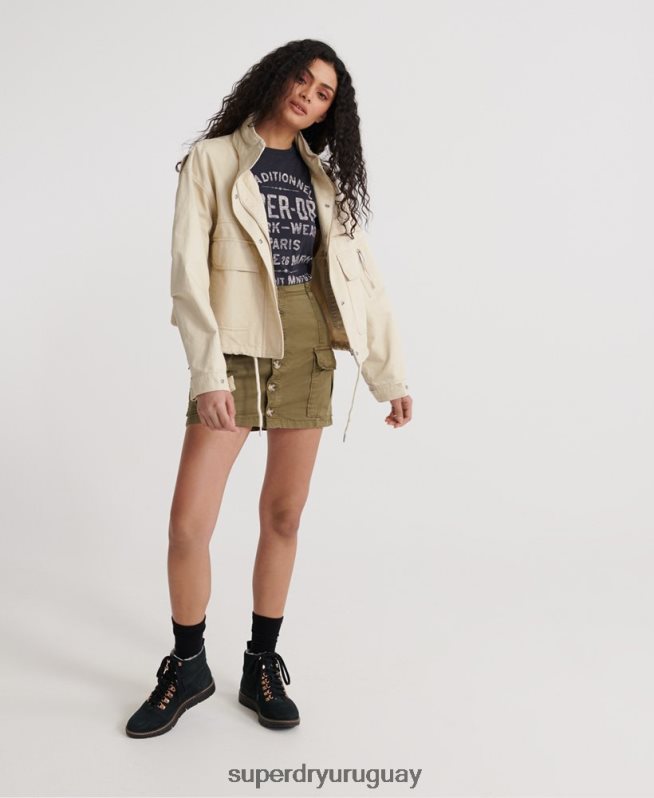 uy Superdry mujer camiseta de trabajo Armada DT2N8Z2863 ropa