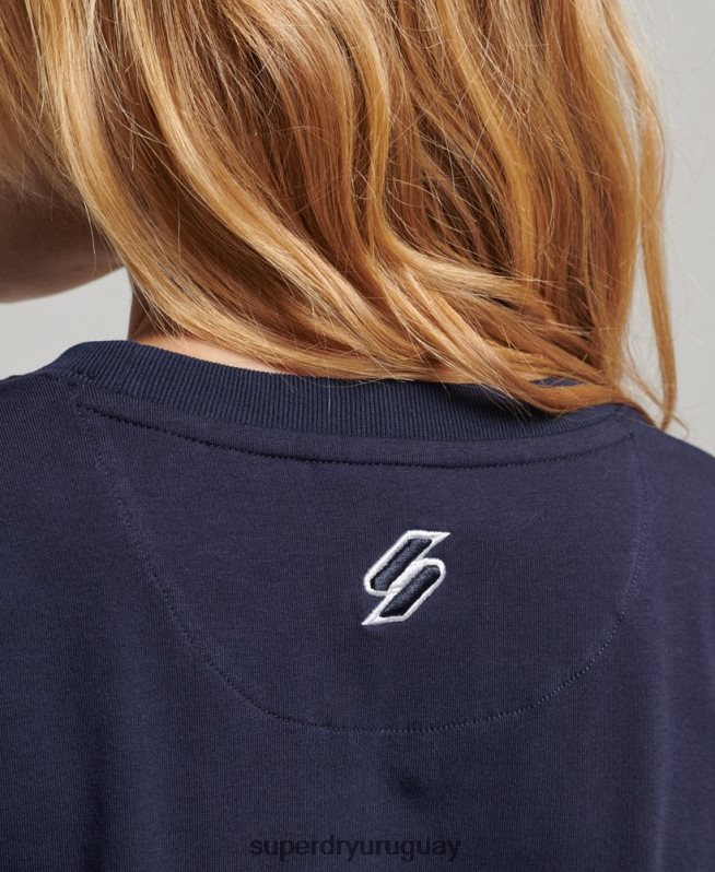 uy Superdry mujer camiseta gráfica de los 90 Armada DT2N8Z2614 ropa