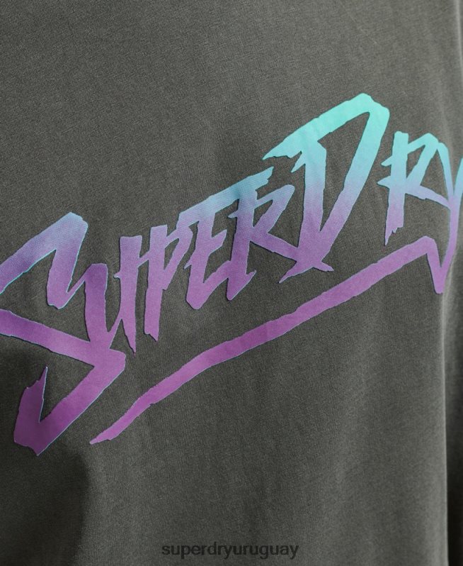 uy Superdry mujer camiseta marca indie verde DT2N8Z2790 ropa