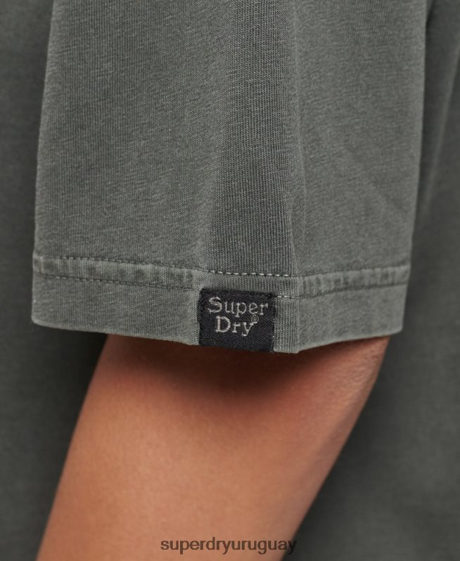uy Superdry mujer camiseta marca indie verde DT2N8Z2790 ropa