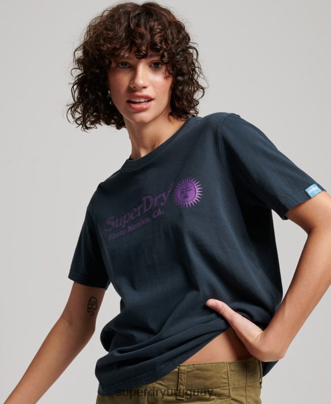 uy Superdry mujer camiseta vintage de local Armada DT2N8Z2196 ropa