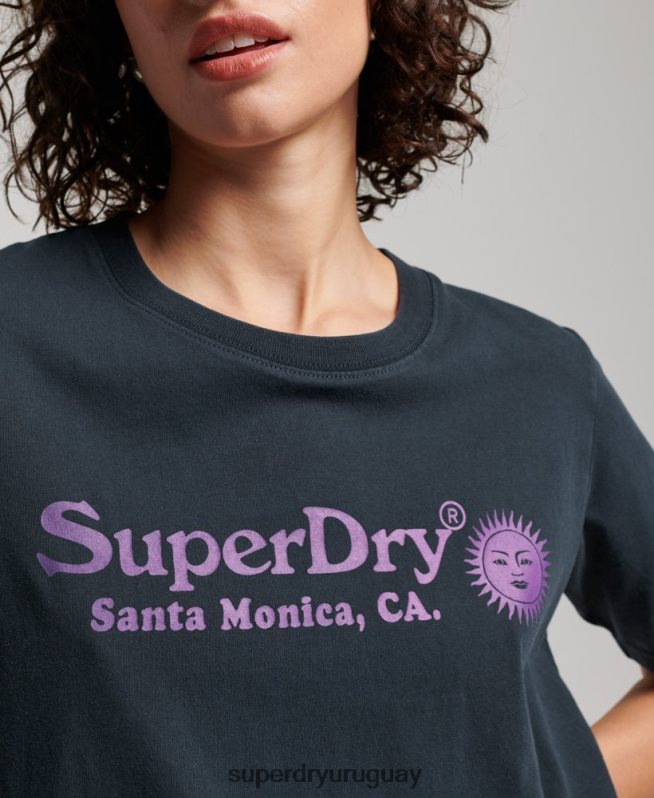 uy Superdry mujer camiseta vintage de local Armada DT2N8Z2196 ropa
