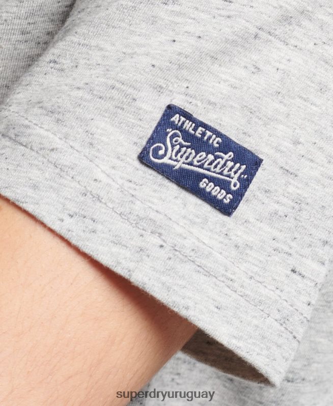 uy Superdry mujer camiseta vintage de mi generación gris DT2N8Z2846 ropa