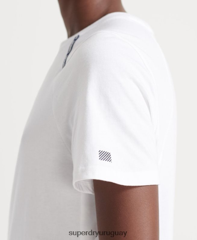 uy Superdry mujer correr camiseta de manga corta blanco DT2N8Z6344 ropa
