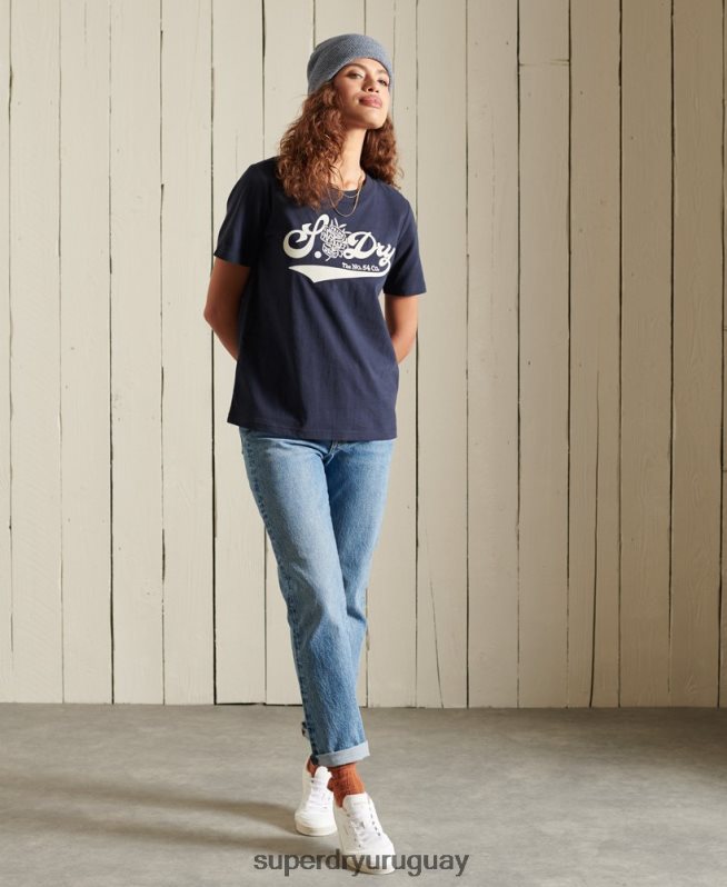 uy Superdry mujer orgullo en la camiseta artesanal Armada DT2N8Z6284 ropa