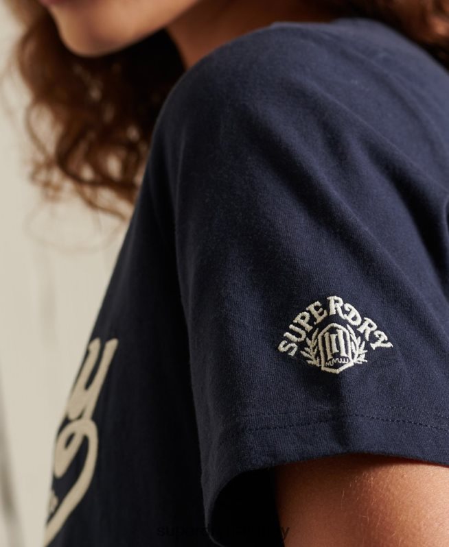 uy Superdry mujer orgullo en la camiseta artesanal Armada DT2N8Z6284 ropa