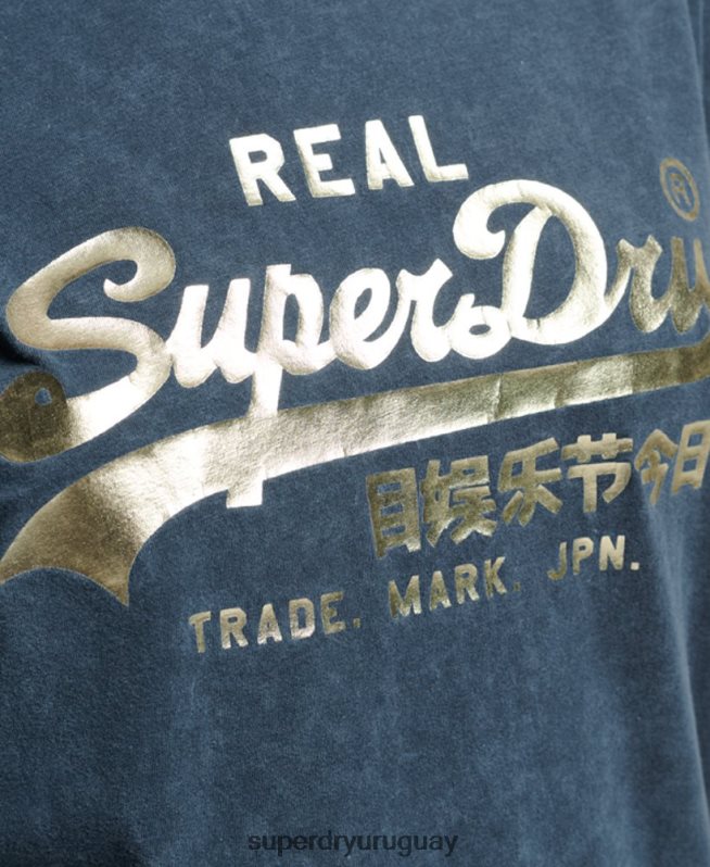 uy Superdry mujer playera con logo vintage Armada DT2N8Z2695 ropa