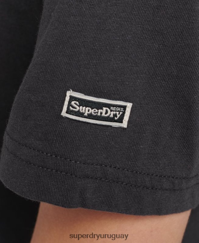 uy Superdry mujer suika camiseta gráfica negro DT2N8Z2644 ropa