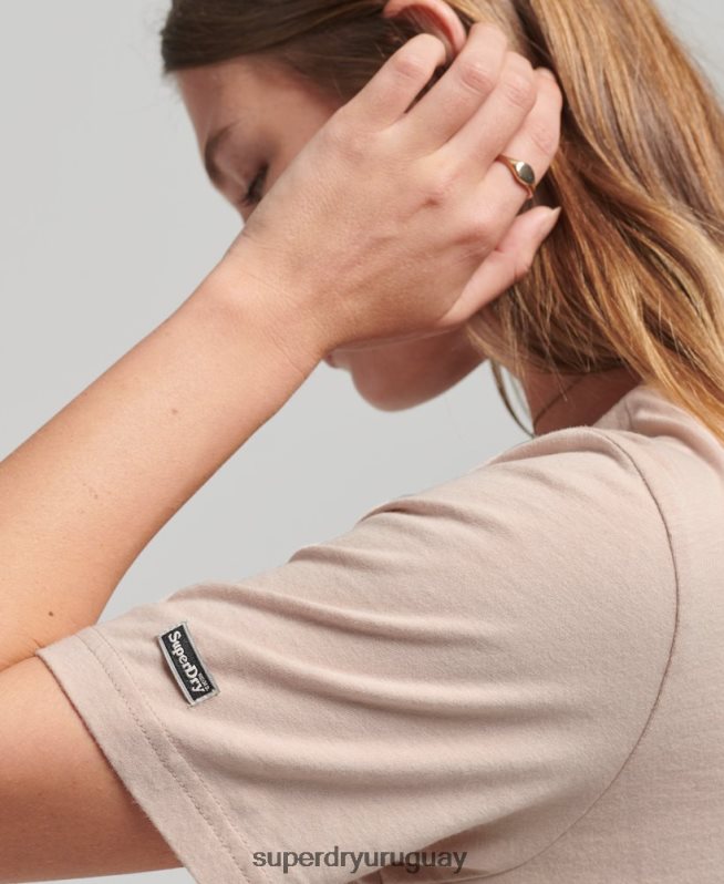 uy Superdry mujer suika camiseta gráfica rosa DT2N8Z2624 ropa