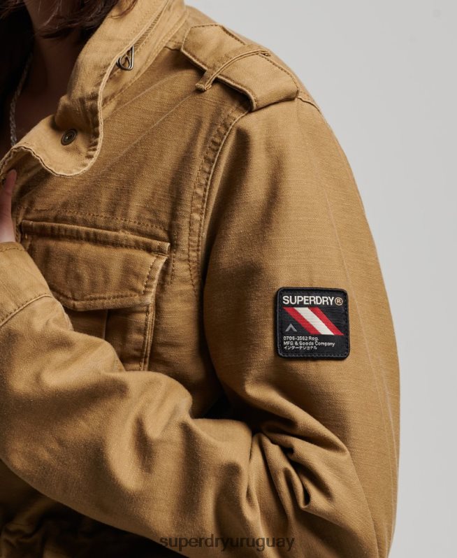 uy Superdry mujer Chaqueta militar con forro de borreguito Rookie broncearse DT2N8Z5672 ropa