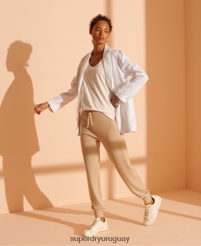 uy Superdry mujer blazer de cáñamo de edición limitada blanco DT2N8Z5540 ropa