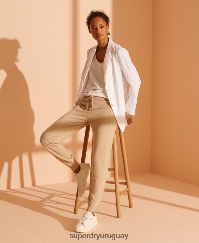 uy Superdry mujer blazer de cáñamo de edición limitada blanco DT2N8Z5540 ropa