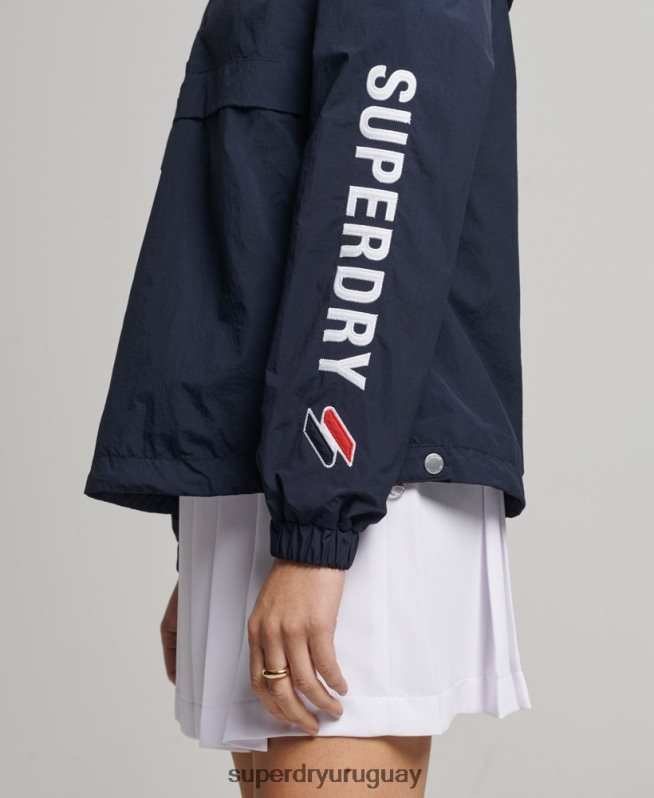 uy Superdry mujer código esencial gráfico sobrecarga Armada DT2N8Z5581 ropa