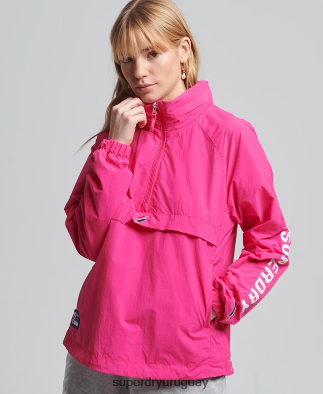 uy Superdry mujer código esencial gráfico sobrecarga rosa DT2N8Z5560 ropa