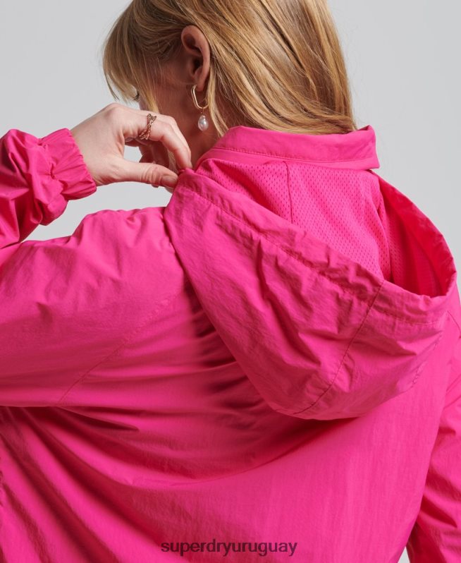 uy Superdry mujer código esencial gráfico sobrecarga rosa DT2N8Z5560 ropa