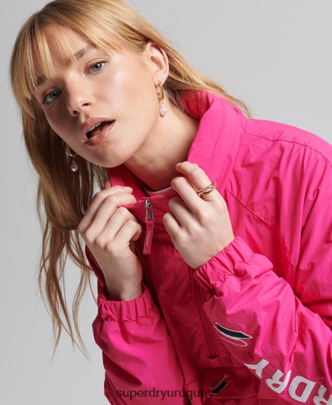 uy Superdry mujer código esencial gráfico sobrecarga rosa DT2N8Z5560 ropa